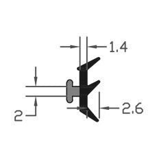 SMART External Glazing Gasket (Low Line Slim Series)